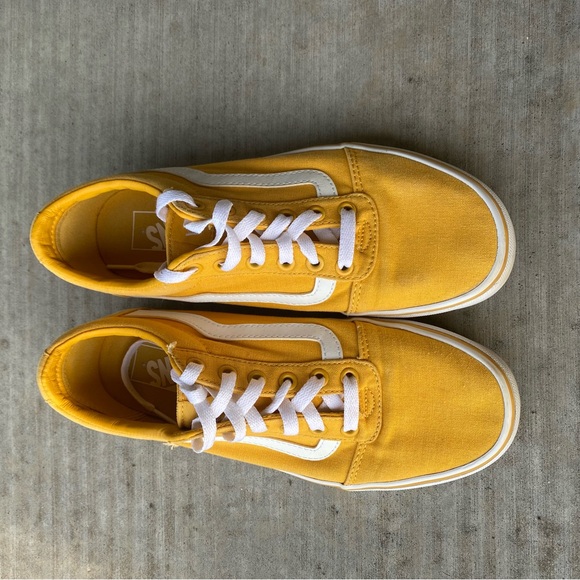 Vans Shoes - Vans Yellow Canvas Sneakers